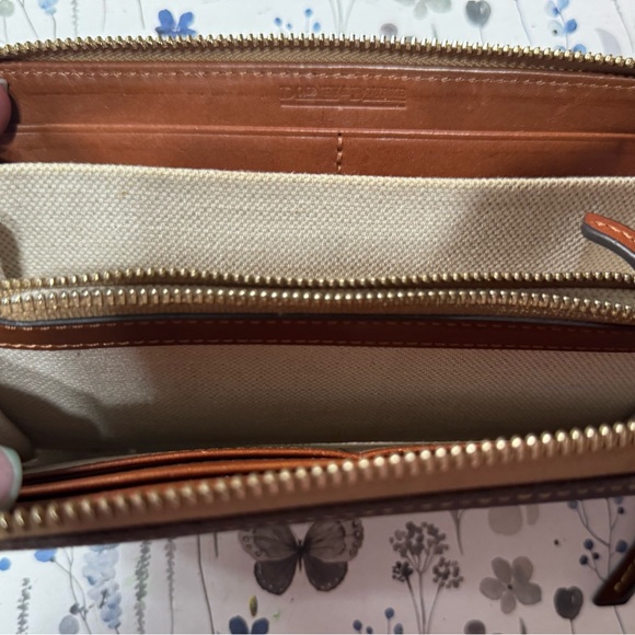 Dooney & Bourke Brown and Gold Wallet - Picture 6 of 6